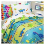 постельное белье 1,5сп MONA LIZA Kids Дино бязь 1 нав.50х70 см, арт.501013 - фото в каталоге Максидом