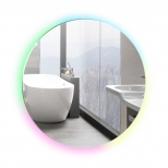 зеркало для ванной SILVER MIRRORS Savanna D100см круг LED RGB Smart управление мультицвет - фото в каталоге Максидом