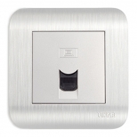 розетка 1 пост компьютерная LUXAR Deco RJ-45 IP20 серебристый розетка 1 пост компьютерная LUXAR Deco RJ-45 IP20 серебристый - фото в каталоге Максидом