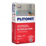 клей плиточный PLITONIT Plitoflex 2500 для крупноформатного керамогранита белый 25кг - фото в каталоге Максидом