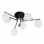 люстра потолочная ARTE LAMP Gemini G9 6х33Вт металл черный люстра потолочная ARTE LAMP Gemini G9 6х33Вт металл черный - фото в каталоге Максидом