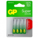 батарейка GP Batteries Super G TECH 1,5 В LR03 AAA 8 шт - фото в каталоге Максидом