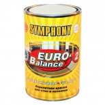 краска в/д SYMPHONY Euro-balance 2 база А глубоко матовая 0,9л белая, арт.9545 - фото в каталоге Максидом
