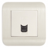розетка 1 пост компьютерная LUXAR Deco RJ-45 IP20 белый - фото в каталоге Максидом