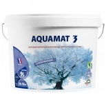 краска в/д PRAGMATIC Aquamat 3 база А для стен и потолков 9л белая, арт. 150-412 - фото в каталоге Максидом