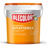 шпатлевка для наружных работ OLECOLOR готовая 1,6кг, арт.4300000131 - фото в каталоге Максидом