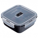 контейнер для продуктов LUMINARC Black Box 1,22л 18,8х18,4х7,8см 4 замка квадратный стекло, пластик контейнер для продуктов LUMINARC Black Box 1,22л 18,8х18,4х7,8см 4 замка квадратный стекло, пластик - фото в каталоге Максидом