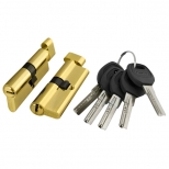 цилиндр ключевой Punto Lock a202 70мм 35х35 латунь вертушка - фото в каталоге Максидом