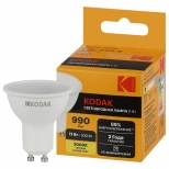 лампа светодиодная KODAK 11Вт GU10 990Лм 3000К MR16 спот - фото в каталоге Максидом