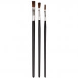 набор художественных кистей Master Color из волоса пони 3шт круглые 4/6/8 мм, арт.30-0501 набор художественных кистей Master Color из волоса пони 3шт круглые 4/6/8 мм, арт.30-0501 - фото в каталоге Максидом