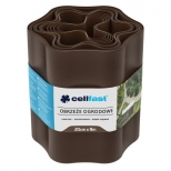 лента бордюрная CELLFAST гофра 20cм коричневая 9м лента бордюрная CELLFAST гофра 20cм коричневая 9м - фото в каталоге Максидом