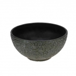кашпо-миска уличное пластик Polistone bowl d40,5 h20см зеленый - фото в каталоге Максидом