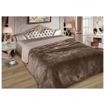 покрывало Egoist Soft Collection 200х220см темно-коричневое, арт.ПSoft220тем-кор - фото в каталоге Максидом