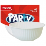 набор тарелок PACLAN Party 6шт 18,5см глубокие пластик белые набор тарелок PACLAN Party 6шт 18,5см глубокие пластик белые - фото в каталоге Максидом