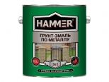 грунт-эмаль по металлу HAMMER 2,7кг зеленая, арт.ЭК000125864 - фото в каталоге Максидом