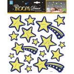 наклейка ROOMDECOR Звезды с кометами 30,5х31,5см, арт.REA 4502 наклейка ROOMDECOR Звезды с кометами 30,5х31,5см, арт.REA 4502 - фото в каталоге Максидом