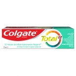 паста зубная COLGATE Total12 Профессиональная Чистка 75мл - фото в каталоге Максидом