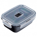контейнер для продуктов LUMINARC Black Box 0,82мл 18,8х14,4х7,4см 4 замка прямоугольный стекло, плас контейнер для продуктов LUMINARC Black Box 0,82мл 18,8х14,4х7,4см 4 замка прямоугольный стекло, плас - фото в каталоге Максидом