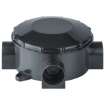 коробка монтажная NAVIGATOR 70х35 IP42 распаячная открытого монтажа трехрожковая черная - фото в каталоге Максидом