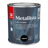 краска алкидная TIKKURILA Metallista по ржавчине 0,8л черная, арт.700014086 - фото в каталоге Максидом