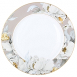 тарелка HOME COLLECTION Fiori 26,5см обеденная фарфор - фото в каталоге Максидом
