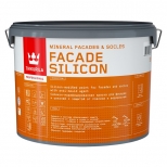 краска акриловая фасадная TIKKURILA Facade Silicon база C 9л бесцветная, арт.700011480 - фото в каталоге Максидом