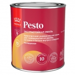 эмаль алкидная TIKKURILA Pesto 10 база A 0,9л белая, арт.700001164 - фото в каталоге Максидом