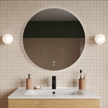 зеркало для ванной IDDIS Bild 80 см с LED-подсветка антизапотевание cенсор - фото в каталоге Максидом