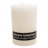 свеча-столбик HOME INTERIORS Рустик 6х11см 25ч/г белая без аромата свеча-столбик HOME INTERIORS Рустик 6х11см 25ч/г белая без аромата - фото в каталоге Максидом