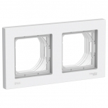 рамка 2 поста Atlas Design aqua IP44 белый рамка 2 поста Atlas Design aqua IP44 белый - фото в каталоге Максидом