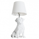 лампа настольная ARTE LAMP Bobby E27 40Вт ткань белый - фото в каталоге Максидом