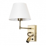 бра ARTE LAMP Elba E27 1х60Вт металл античная бронза - фото в каталоге Максидом