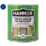 грунт-эмаль по металлу HAMMER 2,7кг синяя, арт.ЭК000125869 - фото в каталоге Максидом