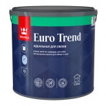 краска в/д TIKKURILA Euro Trend для обоев и стен база А матовая 2,7л белая, арт.700009617 - фото в каталоге Максидом