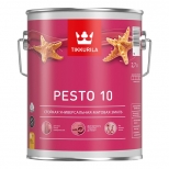 эмаль алкидная TIKKURILA Pesto 10 база A 2,7л белая, арт.700001165 - фото в каталоге Максидом