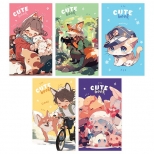 блокнот BG Cute Anime 48л А7 60 г/кв.м на склейке клетка блокнот BG Cute Anime 48л А7 60 г/кв.м на склейке клетка - фото в каталоге Максидом