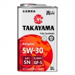 масло моторное TAKAYAMA ILSAC GF-5 API SN SAE 5W-30 1л - фото в каталоге Максидом