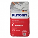 клей плиточный PLITONIT С Мрамор супербелый 25кг клей плиточный PLITONIT С Мрамор супербелый 25кг - фото в каталоге Максидом