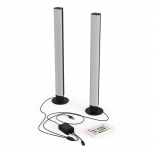 светильник напольный GAUSS Atmosphere 6Вт LED диммируемый RGBW Music function черный - фото в каталоге Максидом