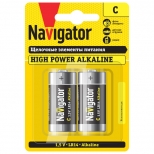 батарейка NAVIGATOR High Power LR14 алкалиновая 2шт батарейка NAVIGATOR High Power LR14 алкалиновая 2шт - фото в каталоге Максидом