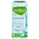 прокладки MOLPED Extra Hygiene Мягкость Хлопка антибактериальные тонкие 16шт прокладки MOLPED Extra Hygiene Мягкость Хлопка антибактериальные тонкие 16шт - фото в каталоге Максидом