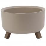 кашпо Грация прайм 2,25л d22см пудровый пластик - фото в каталоге Максидом