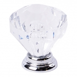 ручка-кнопка LARVIJ L4.knob07ACR 30мм прозрачная/хром ручка-кнопка LARVIJ L4.knob07ACR 30мм прозрачная/хром - фото в каталоге Максидом
