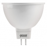 лампа светодиодная GAUSS Elementary GU5,3 5,5Вт LED 430Лм 3000К MR16 рефлектор - фото в каталоге Максидом