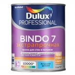 краска в/д DULUX Professional Bindo 7 база BC для стен и потолков 0,9л бесцветная, арт.5309524 - фото в каталоге Максидом