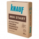 штукатурка гипсовая для внутр.работ KNAUF MN Start машинн. 30кг - фото в каталоге Максидом