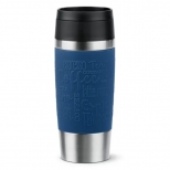 термокружка TEFAL EMSA Travel Mug Classic 360мл нерж.сталь, пластик синяя - фото в каталоге Максидом