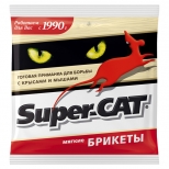 средство от крыс и мышей Super-CAT мягкий брикет 100г - фото в каталоге Максидом