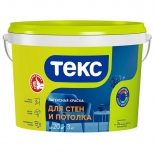 краска латексная ТЕКС для стен и потолков 3кг белая, арт. 700000521 - фото в каталоге Максидом