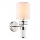 бра AMBRELLA High Light E14 40В никель/белый - фото в каталоге Максидом